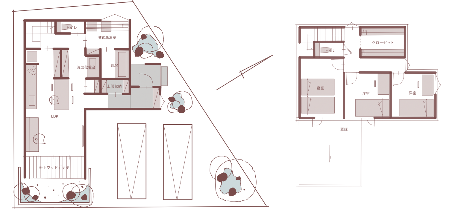 RAKUAREA 上野町西 2号地図面画像